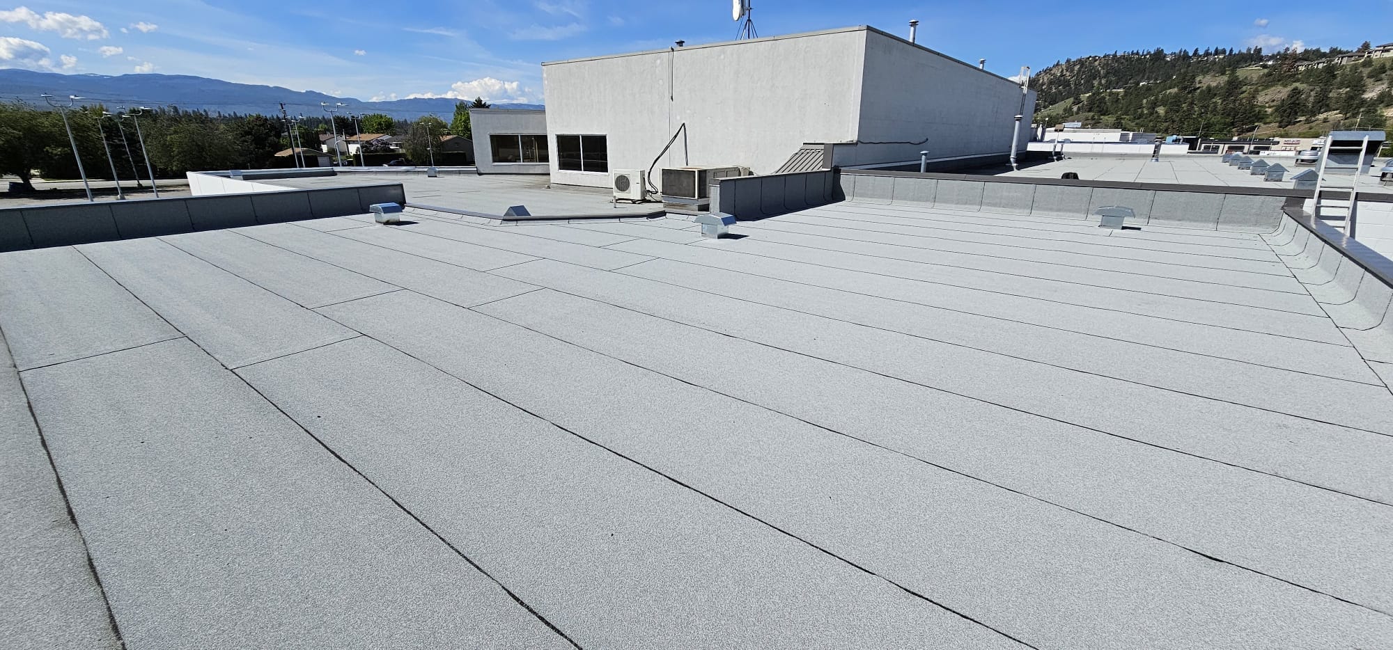 Roof Washing Rockville MD 6 Flat commercial roof cleaning